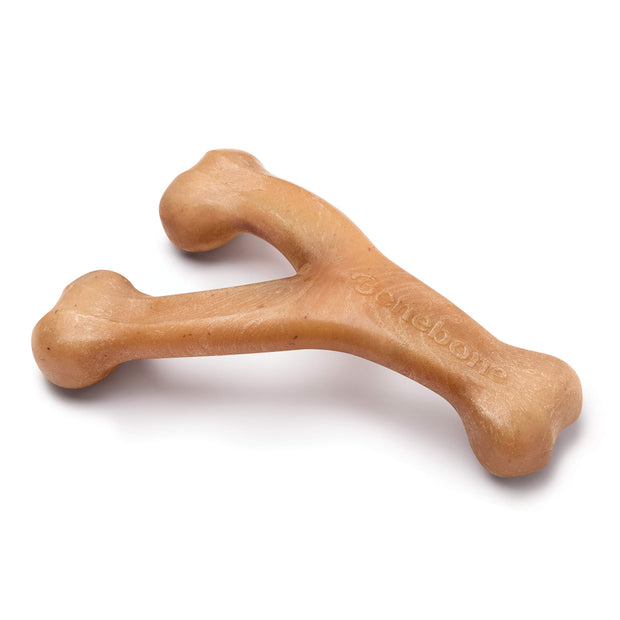 Benebone Indestructible Wishbone Dog Chew Toy for Aggressive Chewers, Long Lasting Tough Boredom Breaker for Dogs,