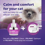 Feliway Classic 30 Day Refill, Classic Refill For Plug In Anxiety Relief Pheromone Diffuser For Cats