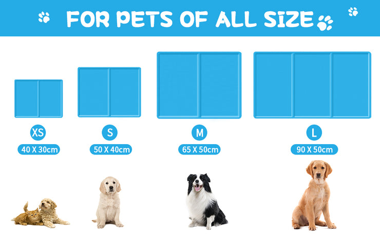 "Self-Cooling Dog Mat – Safe & Durable Gel Pad for Pets, Anti-Scratch Oxford Fabric, Ideal for Hot Summer Relief – 50x40cm for Dogs & Cats"
